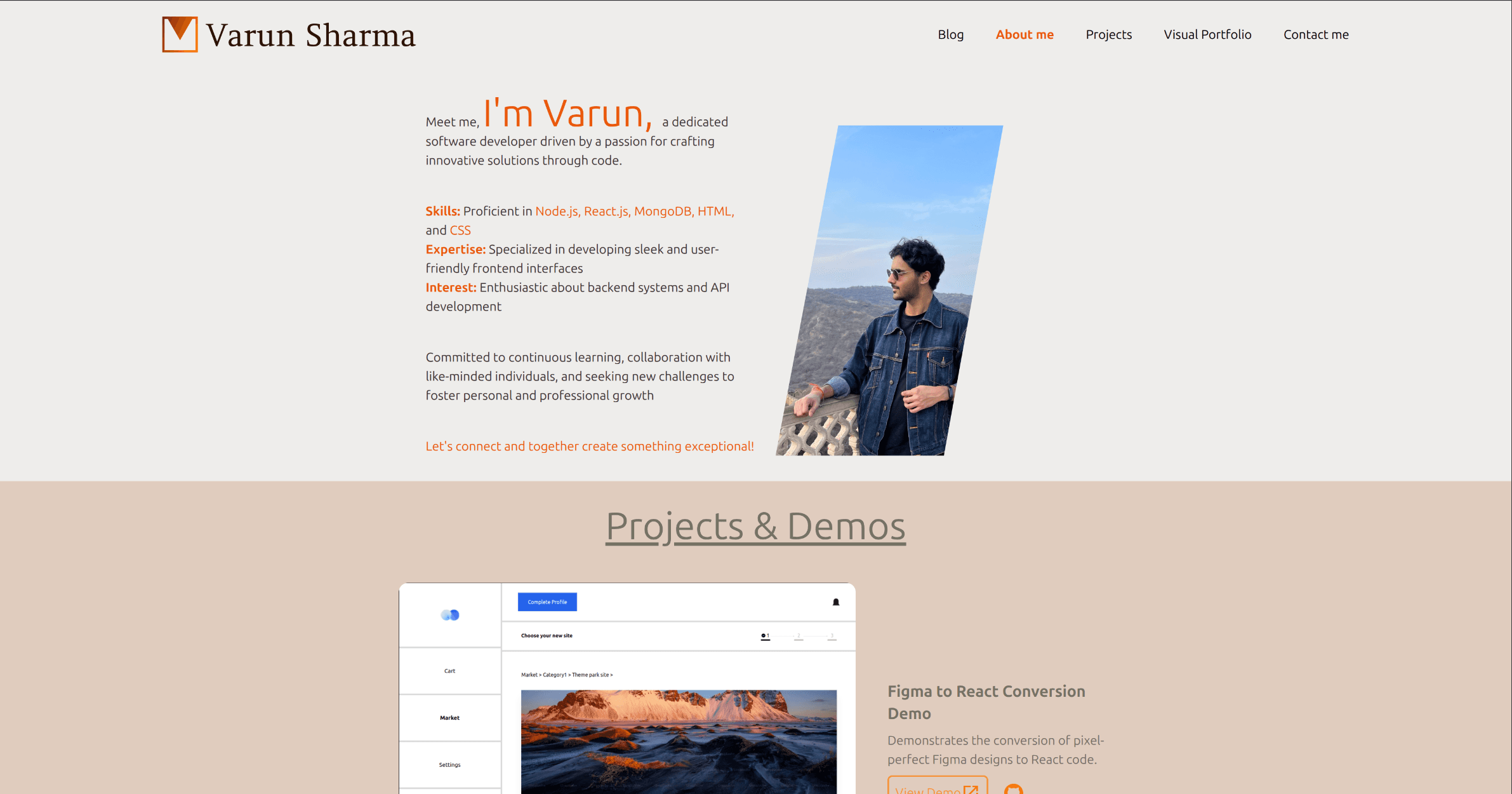 Portfolio Website – v1